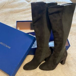 Stuart Weitzman Livia 80 Suede Knee Boots